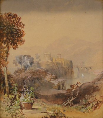 Lot 260 - George Clarkson Stanfield, An Italian ruin