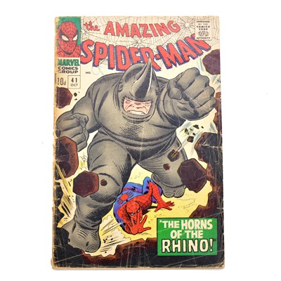 Lot 342 - Six Marvel Comics 'The Amazing Spider-Man', #41, #44, #45, #49, #51, #56