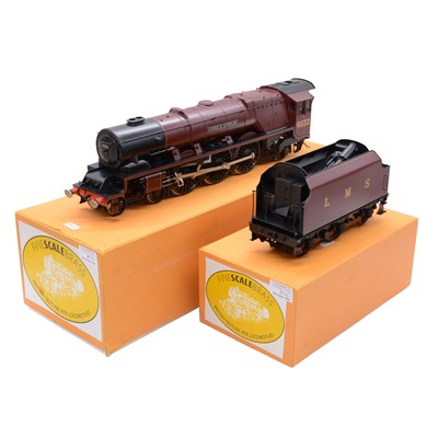Lot 8 - Fine Scale Brass gauge 1 steam locomotive 'Duchess of Sutherland' boxed