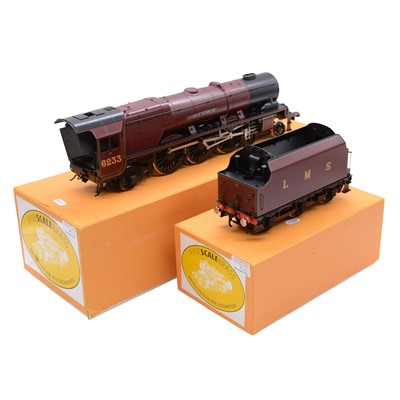 Lot 8 - Fine Scale Brass gauge 1 steam locomotive 'Duchess of Sutherland' boxed