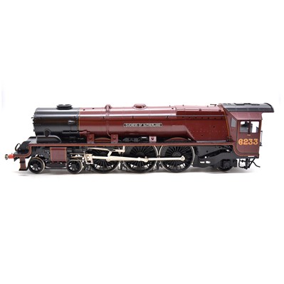Lot 8 - Fine Scale Brass gauge 1 steam locomotive 'Duchess of Sutherland' boxed