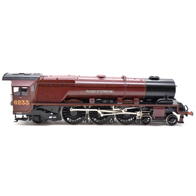 Lot 8 - Fine Scale Brass gauge 1 steam locomotive 'Duchess of Sutherland' boxed