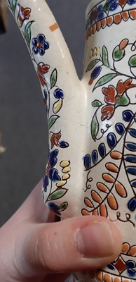 Lot 10 - Spode cabinet plate and a Thoune pottery coffee pot