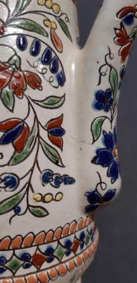 Lot 10 - Spode cabinet plate and a Thoune pottery coffee pot