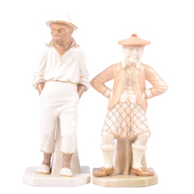 Lot 92A - Two Royal Worcester figures