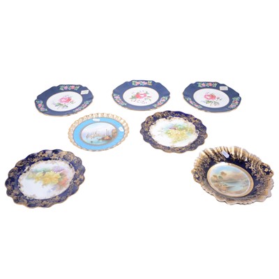 Lot 31 - Spode, Paragon and other cabinet plates