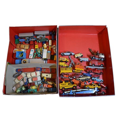 Lot 55 - Approximately sixty loose die-cast model vehicles, play-worn