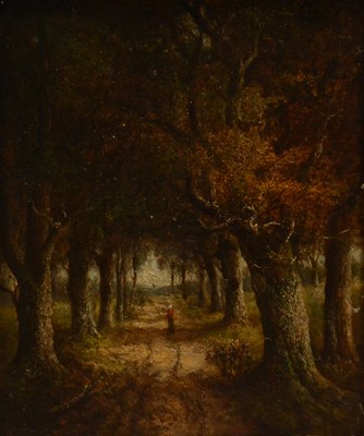 Lot 244 - Joseph Thors, Tree lined avenue
