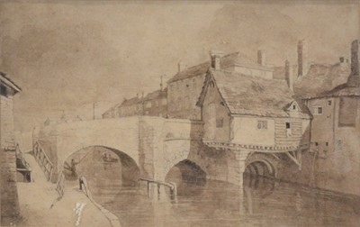Lot 246 - John Flower, The Old West Bridge