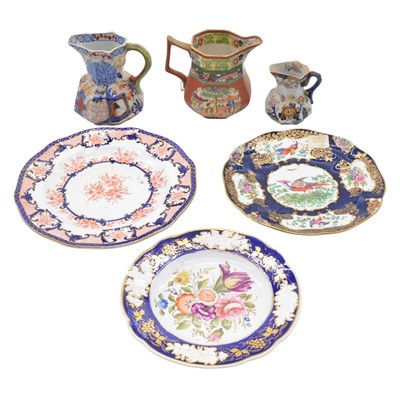 Lot 41 - Pair of Royal Crown Derby plates, etc.