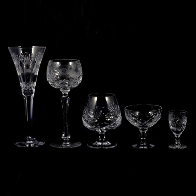 Lot 94 - Large quantity of cut crystal stemware