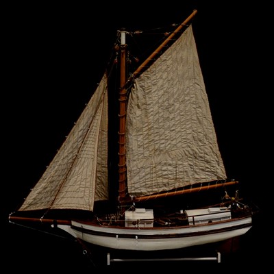 Lot 329 - Hand-built model boat