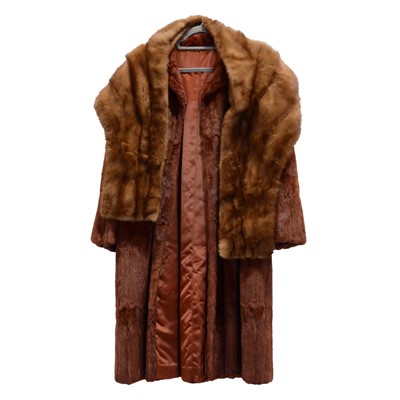 Lot 189 - Mink fur coat and stole