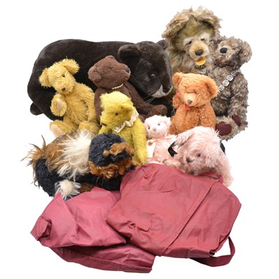 Lot 291 - Ten bears, including Charlie bear, Bate Bears, and others