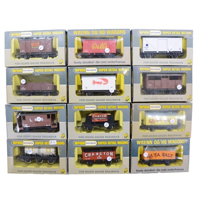 Lot 449 - Thirty-six Wrenn OO gauge wagons, boxed