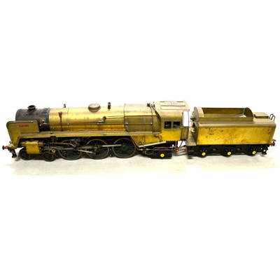 Lot 6 - A 3.5 inch gauge live steam locomotive and tender Britannia class 'Hotspur', with blueprints