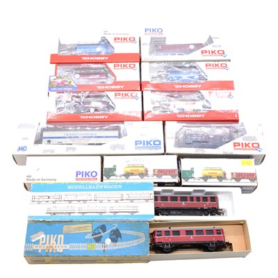 Lot 234 - Fourteen Piko HO gauge wagons, boxed