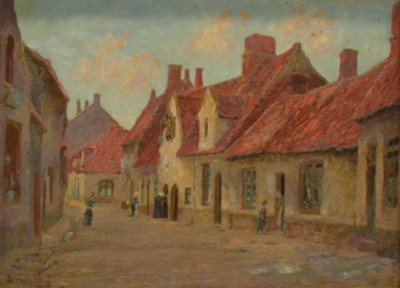 Lot 277a - Bernard White, Village scene