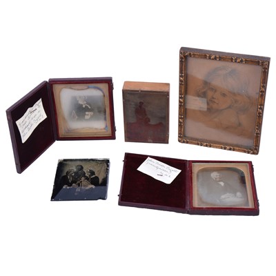 Lot 126 - Collection of Victorian ambrotype and other early photographs