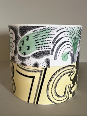 Lot 69 - Eric Ravilious for Wedgwood, a rare George VI Coronation mug