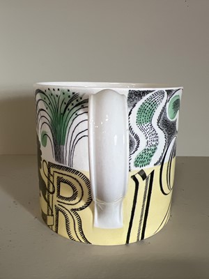 Lot 69 - Eric Ravilious for Wedgwood, a rare George VI Coronation mug