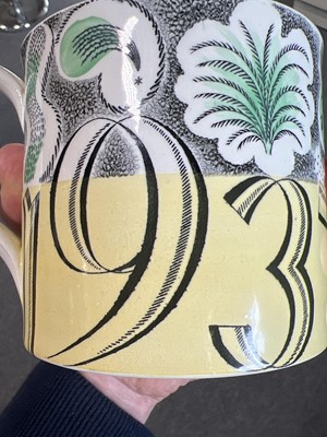 Lot 69 - Eric Ravilious for Wedgwood, a rare George VI Coronation mug