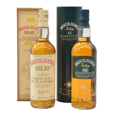 Lot 8 - Bruichladdich, 10 year old, and a 15 year old