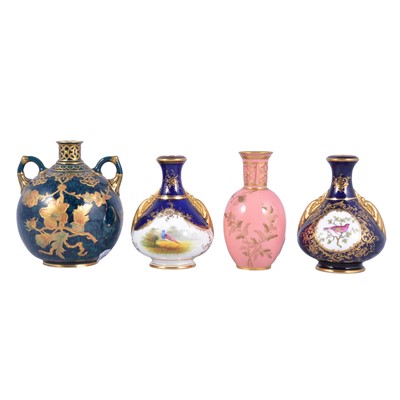 Lot 43 - Four cabinet vases
