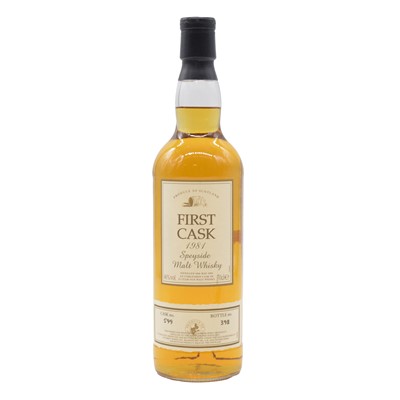 Lot 17 - Glenallachie 1981, 22 year old, single Speyside malt whisky, First Cask bottling