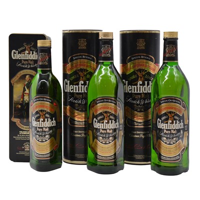 Lot 43 - Glenfiddich, three bottles of single Highland malt whisky