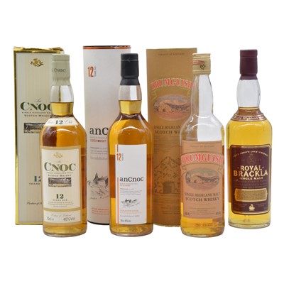 Lot 55 - Five bottles of assorted single Highland malt whisky