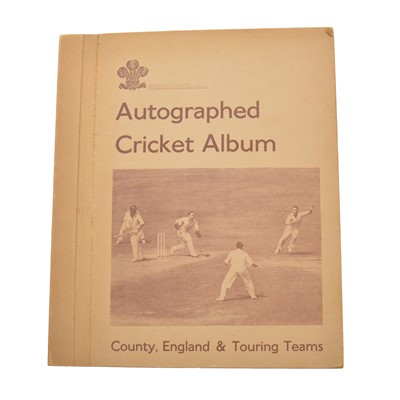 Lot 125 - Autographed Cricket Album