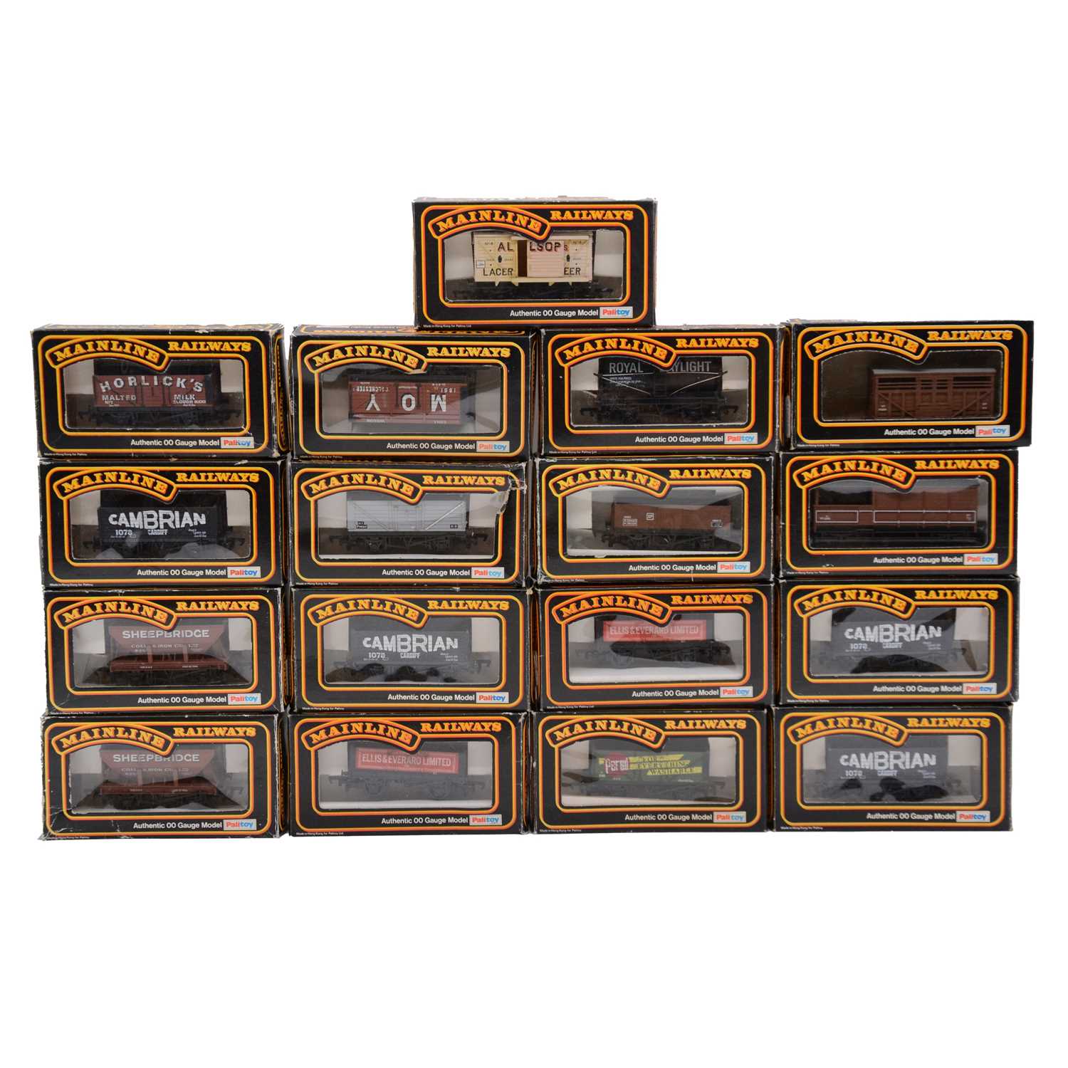 Lot 45 - Seventeen Mainline OO gauge wagons, boxed