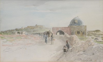 Lot 283 - James McBey, Road to Bethlehem, 1918