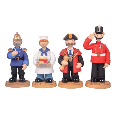 Lot 79 - Four Robert Harrop Camberwick Green figures, boxed