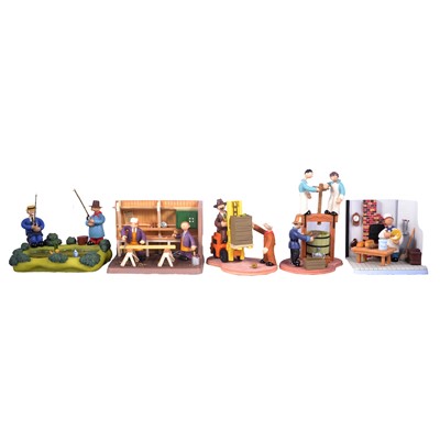 Lot 87 - Five Robert Harrop Camberwick Mill figures, boxed