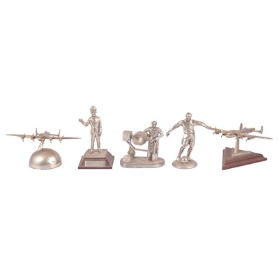 Lot 141 - English Miniatures Pewter; thirty-three models