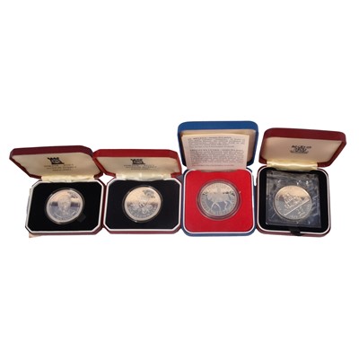 Lot 224 - Small collection of silver proof coins.