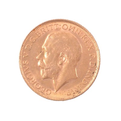 Lot 210 - Gold Full Sovereign Coin, George V 1913.