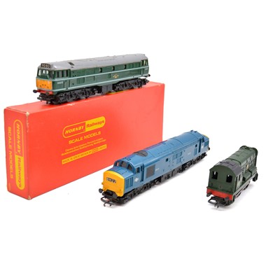 Lot 472 - Three Hornby and Triang OO gauge diesel locomotives