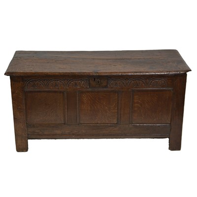 Lot 344 - Joined oak coffer