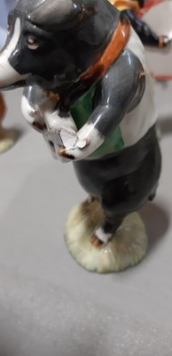 Lot 38 - Thirteen Beswick Pig Promenade figurines.