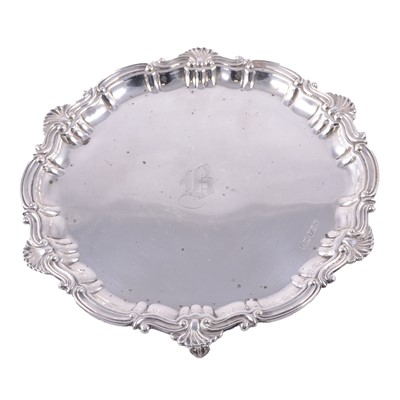 Lot 225 - Silver salver