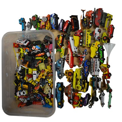 Lot 40 - Approximately one-hundred die-cast model vehicles, play-worn