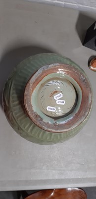 Lot 9 - A large possible Longquan celadon glaze jardiniere