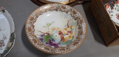 Lot 32 - Nippon porcelain comport, Japanese cabaret tray, etc.
