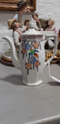 Lot 32 - Nippon porcelain comport, Japanese cabaret tray, etc.
