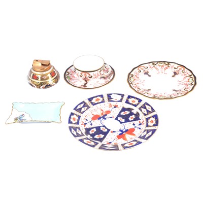 Lot 22 - Royal Crown Deby bone china trio, and other Royal Crown Derby china