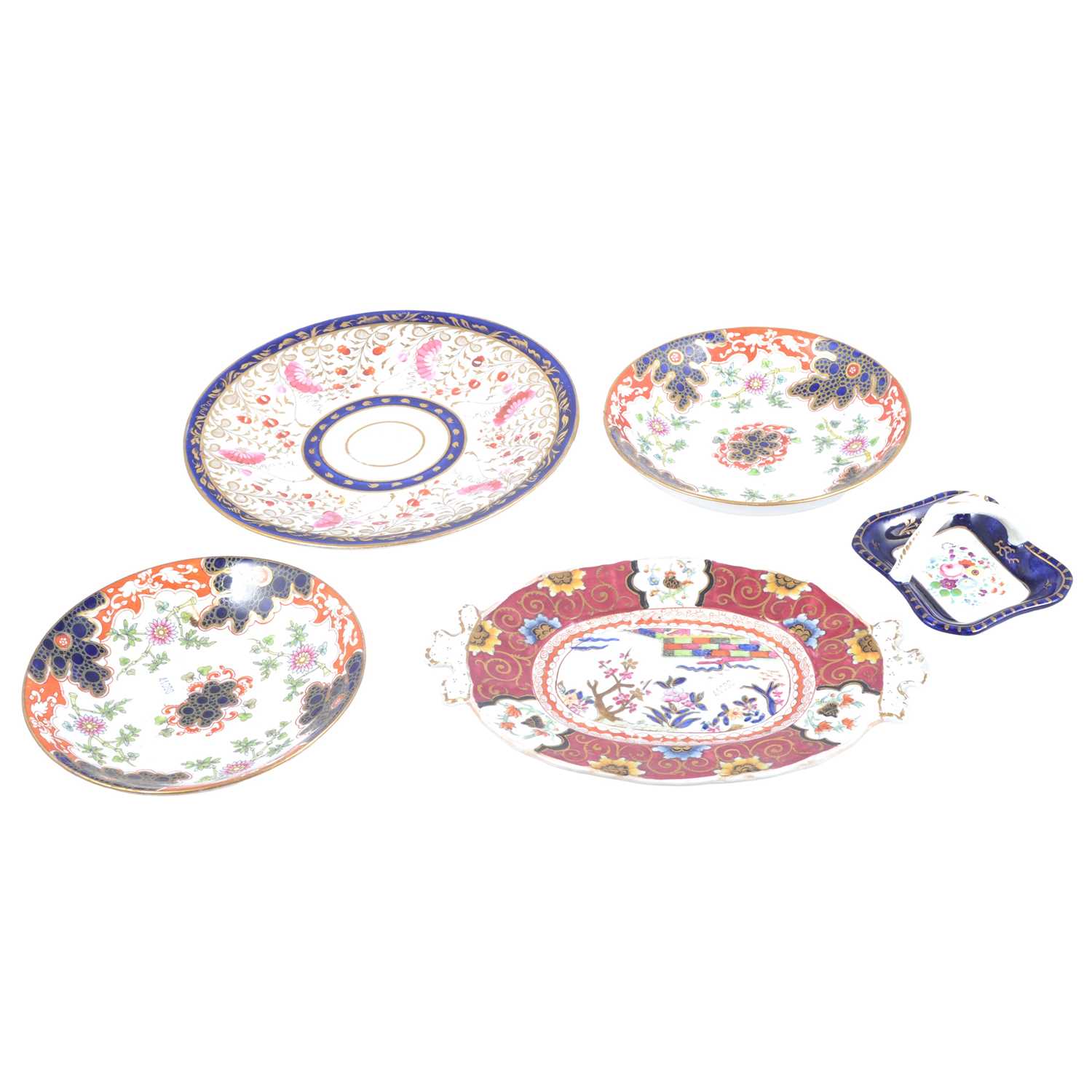 Lot 34 - Mason's Patent Ironstone oval stand, etc.