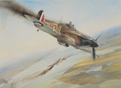 Lot 399 - Robert Taylor, four signed aviation prints